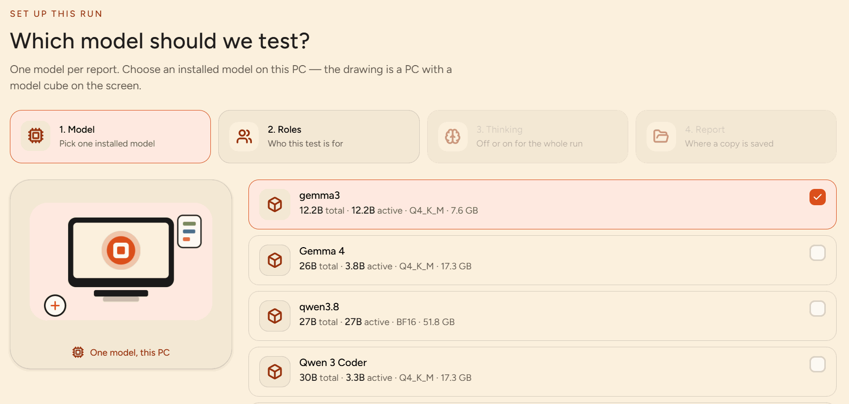 Guide: Which model should we test?